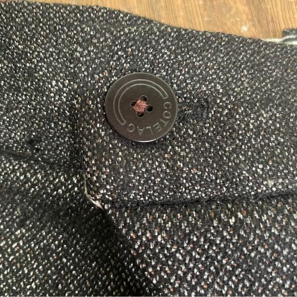 Cotelac Asymmetrical Wool Wrap Skirt Size 4 - Picture 7 of 10